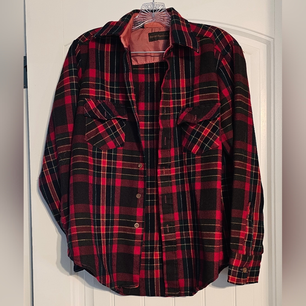 David Harrison Men's Flannel Line Button Up